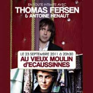 Thomas Fersen et Antoine Hénaut en toute intimité