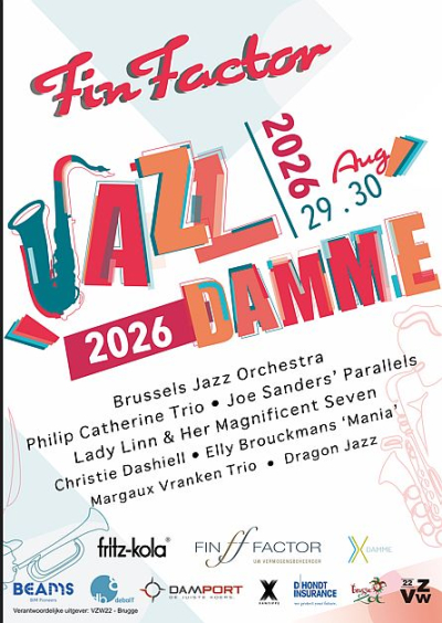 FinFactor Jazz Damme 2026 - Waar jazz geen leeftijd kent