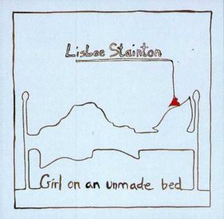 Girl on an unmade bed