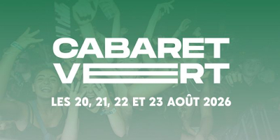 Cabaret Vert 2026 – 20 aôut – 23 aôut 2026 - Noms