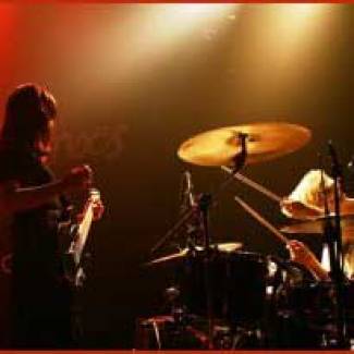 Stomend concertje van het Britse duo Blood Red Shoes