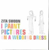 I paint pictures on a wedding dress