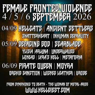 Female Fronted Violence Fest 2026 - Een kleurrijke ontdekkingstocht straight to hell!
