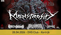 Monstrosity, Reject the Sickness, Bio-Cancer en Deadwood, DVG Club, Kortrijk op 28 april 2026