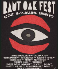 Raut Oak Fest 2026 - Festival met het mooiste podiumdecor