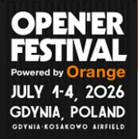 Open’er Festival 2026 – 1 July till 4 July 2026, Gdynia – names
