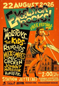 Excelsior Rocks : le punk et le garage-rock prennent le pouvoir à Jette le 22 août