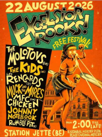 Excelsior Rocks : le punk et le garage-rock prennent le pouvoir à Jette le 22 août