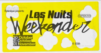 Les Nuits Weekender 2026 (Botanique : 27 nouveaux noms (update 12/06/2026)