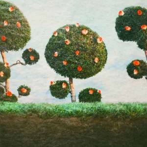Painting the roses